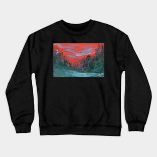 Red Sky At Night Crewneck Sweatshirt